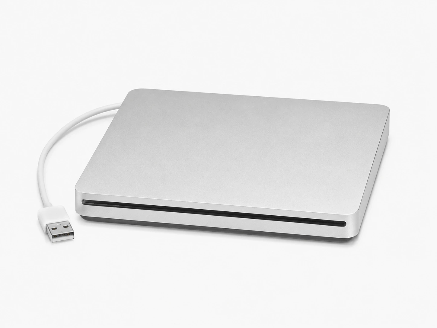 Apple USB SuperDrive widok z przodu